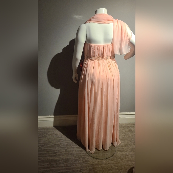 Blush Strapless Formal Dress (Size 18) - Picture 3 of 4